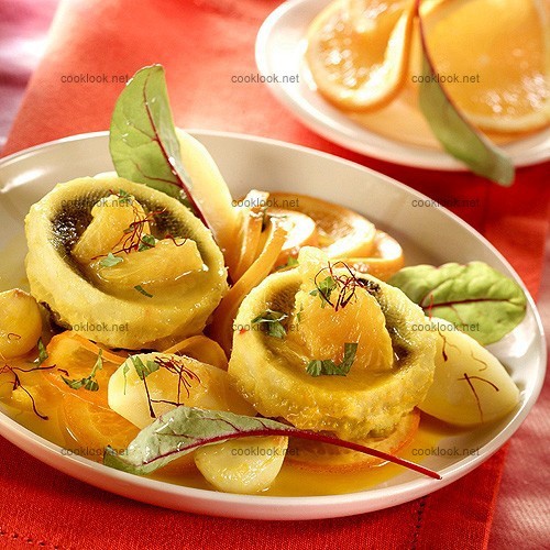 Salade d'artichauts parfumés à l'orange