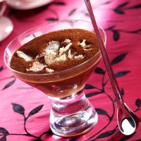photo recette Mousse chocolat et gingembre confit