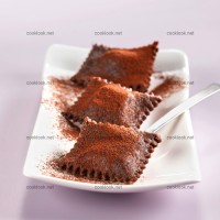 photo recette Chocolat en raviole