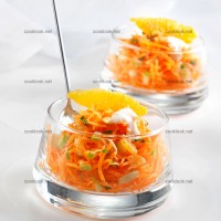 photo recette Verrines de carottes râpées