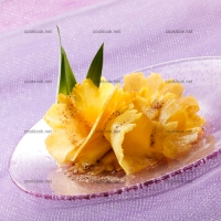 photo recette Carpaccio d’ananas
