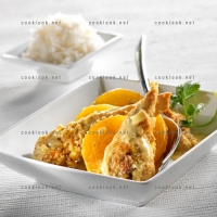 photo recette Curry de poulet coco abricot
