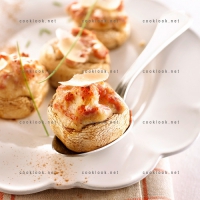 photo recette Champignons farcis au lard et au parmesan