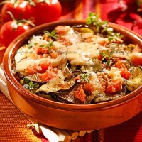 photo recette Tian d'aubergines et de tomates