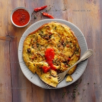 photo recette Omelette aux saveurs du sud
