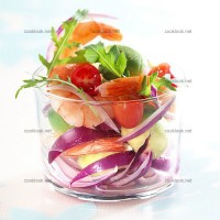 photo recette Salade d'avocats et crevettes