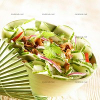 photo recette Salade de concombre façon Saïgon