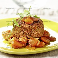 photo recette Gâteau de quinoa et rondelles de carottes