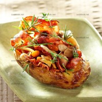 photo recette Pomme de terre aux champignons