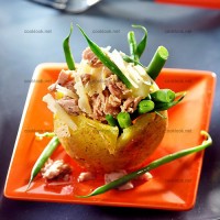 photo recette Salade de thon en barquette de pomme de terre