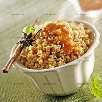photo recette quinoa au caramel d'épices douces