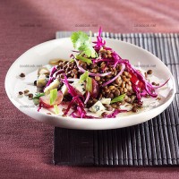 photo recette Salade de lentilles au roquefort