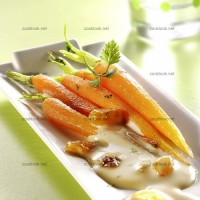 photo recette Jeunes carottes et sauce au soja