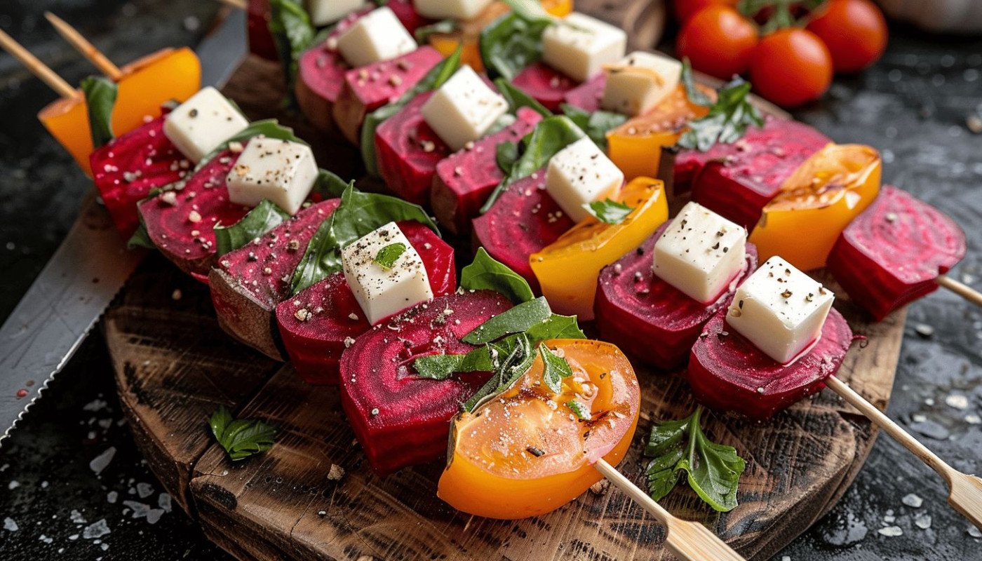 Créer des brochettes apéro originales à base de betterave