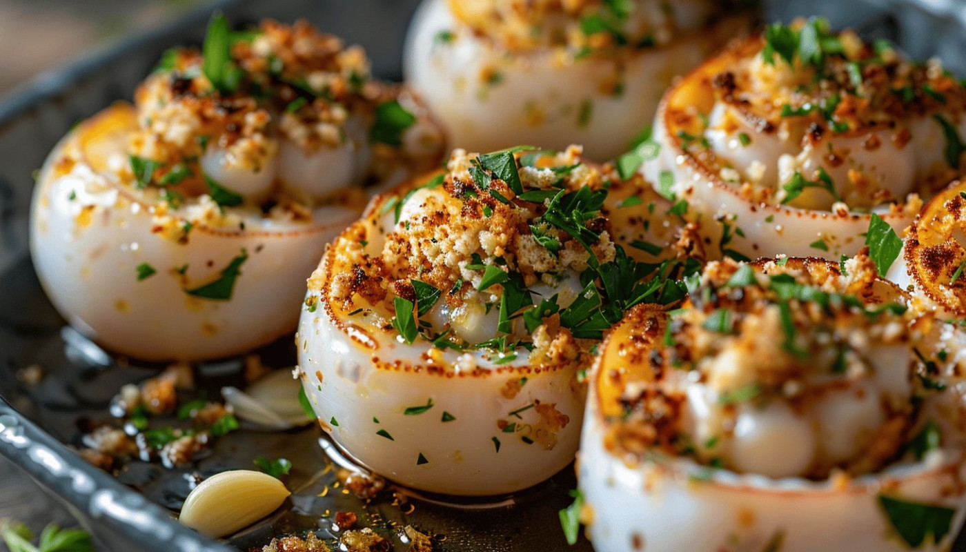 Préparation savoureuse des encornets en persillade