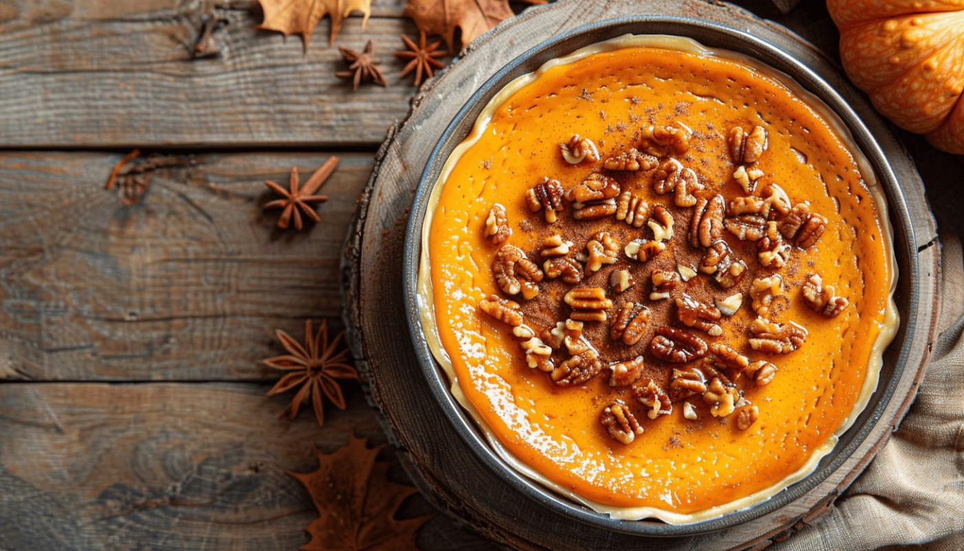 Recette d'automne : le flan de potimarron à l'honneur