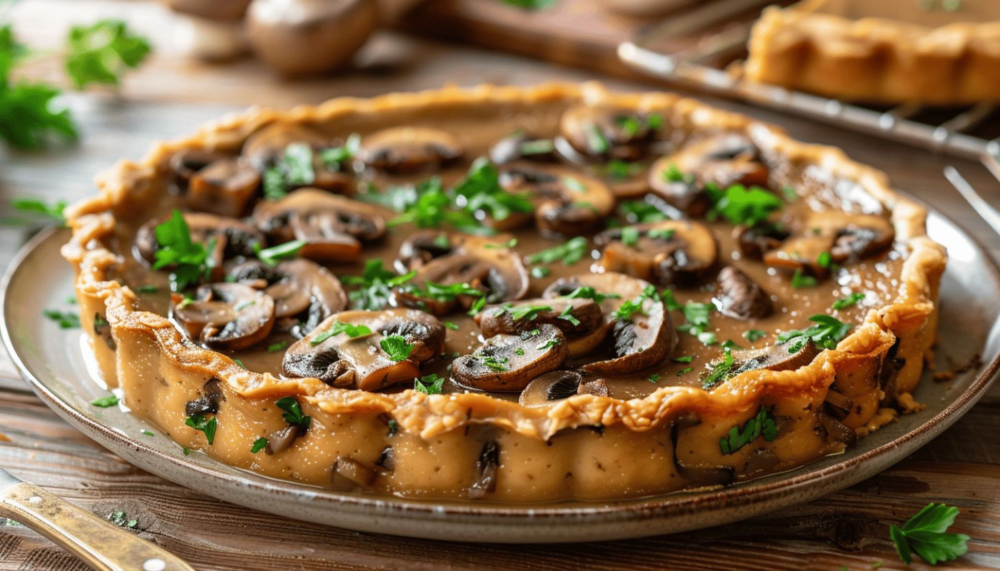 Recette facile et savoureuse de flan aux champignons