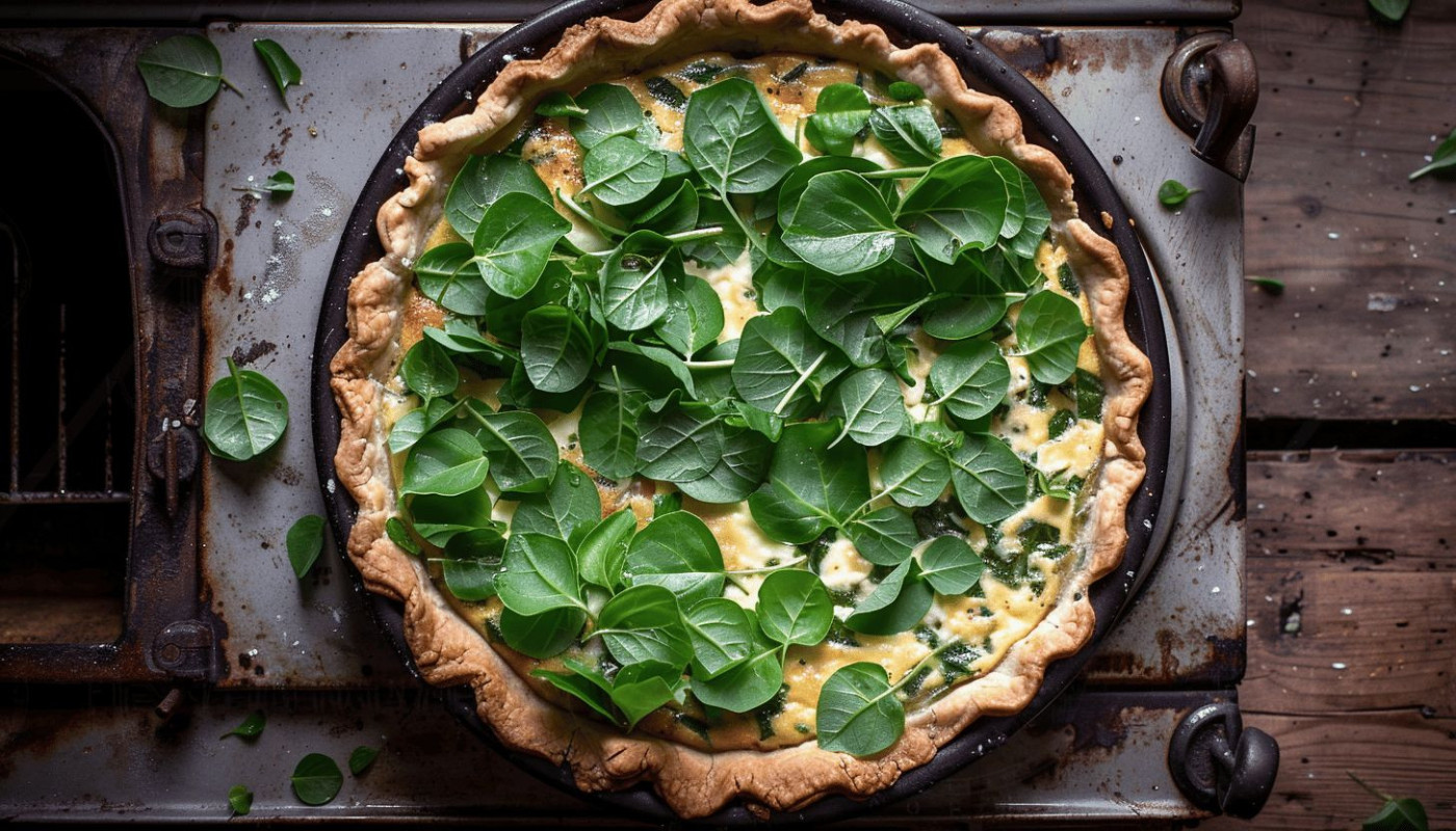Recette savoureuse de quiche à l'oseille pour un repas gourmand