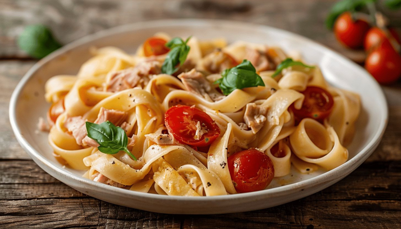 Recette simple et savoureuse des pâtes au thon