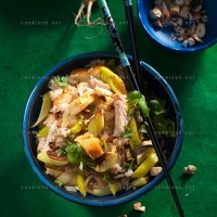 photo recette Riz au poulet à l’indonésienne (nasi goreng)
